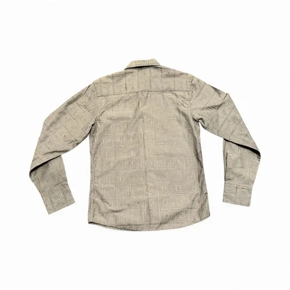 191 Unlimited Boys Button Down Shirt Gray Black Embroidered Western Style Size M - Picture 2 of 13